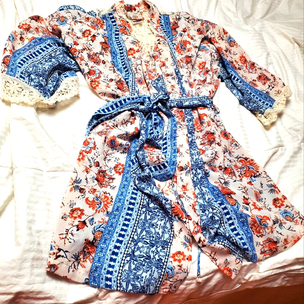 3 piece pj set with robe
